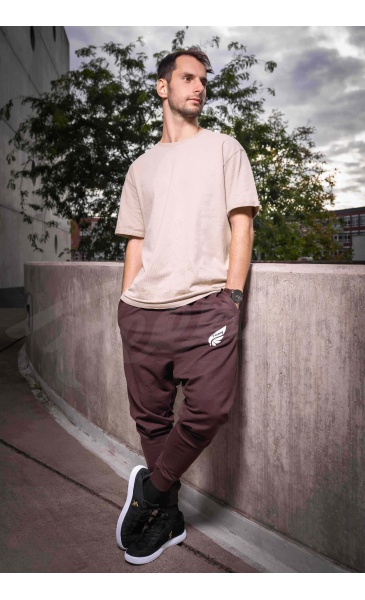 Feeney joggers hnědé