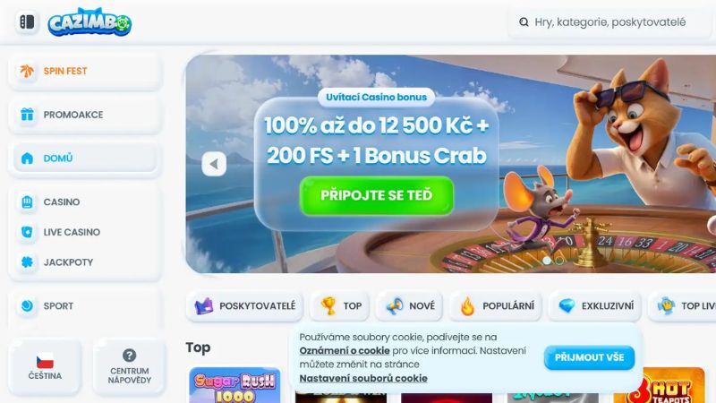 Screenshot Cazimbo Casino